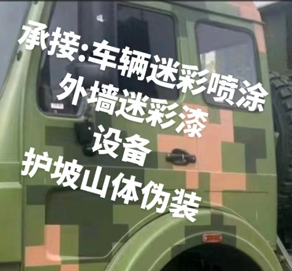 奉贤外墙和地面的迷彩漆施工