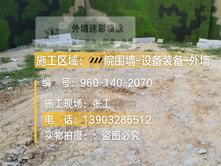 奉贤迷彩漆喷涂方法（通用 + 数码专项